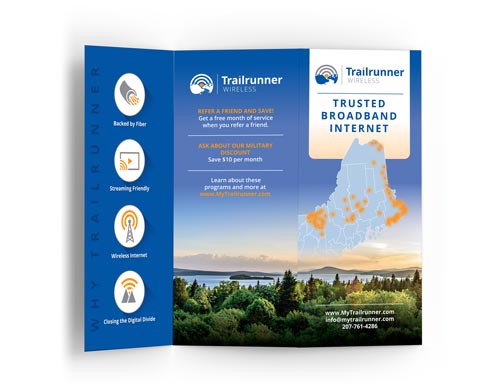 Trailrunner trifold brochure